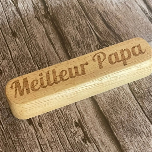 Décapsuleur "Meilleur Papa" Gravé au Laser ROUSSILLON CRÉATIONS