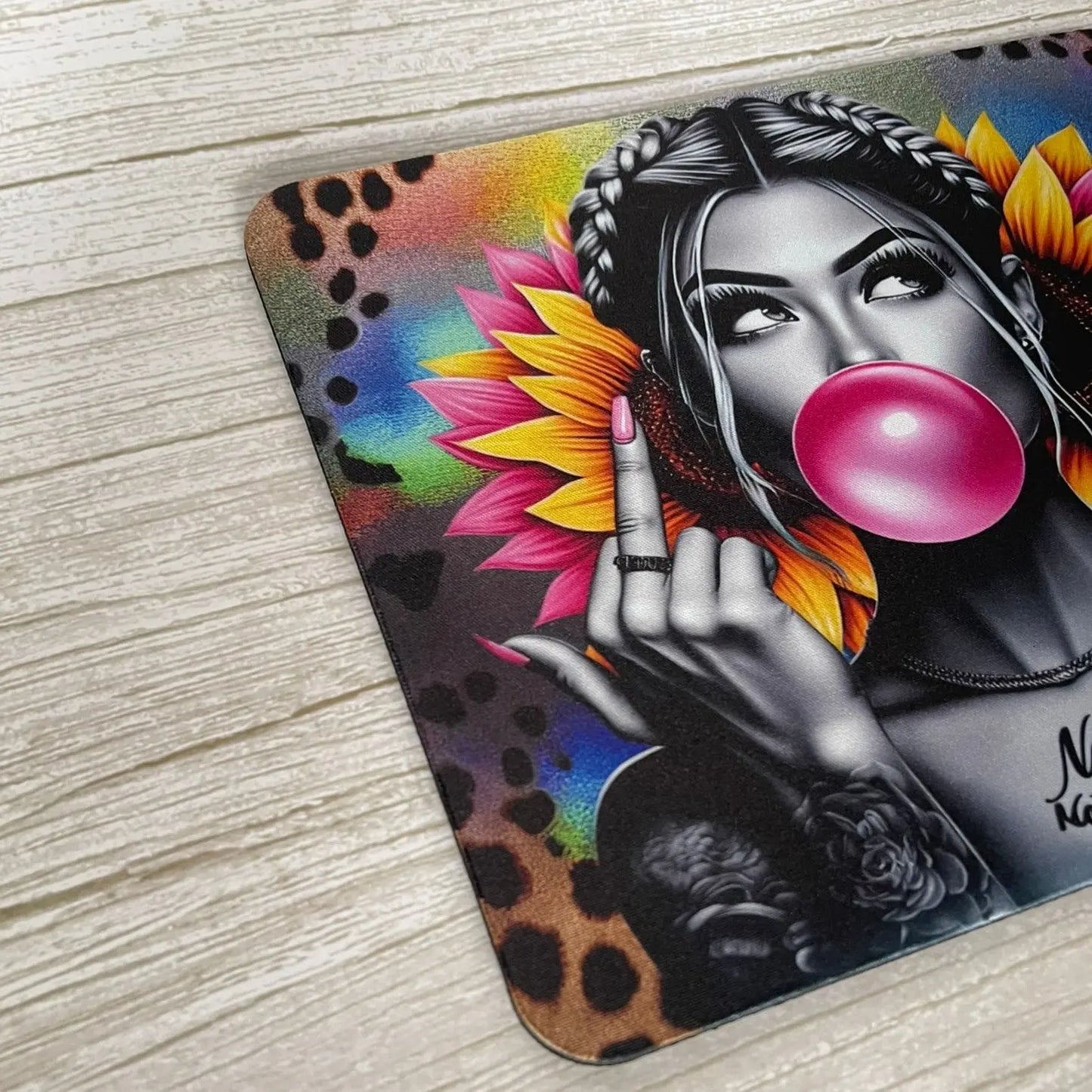 Tapis de Souris Fille Rebelle ROUSSILLON CRÉATIONS