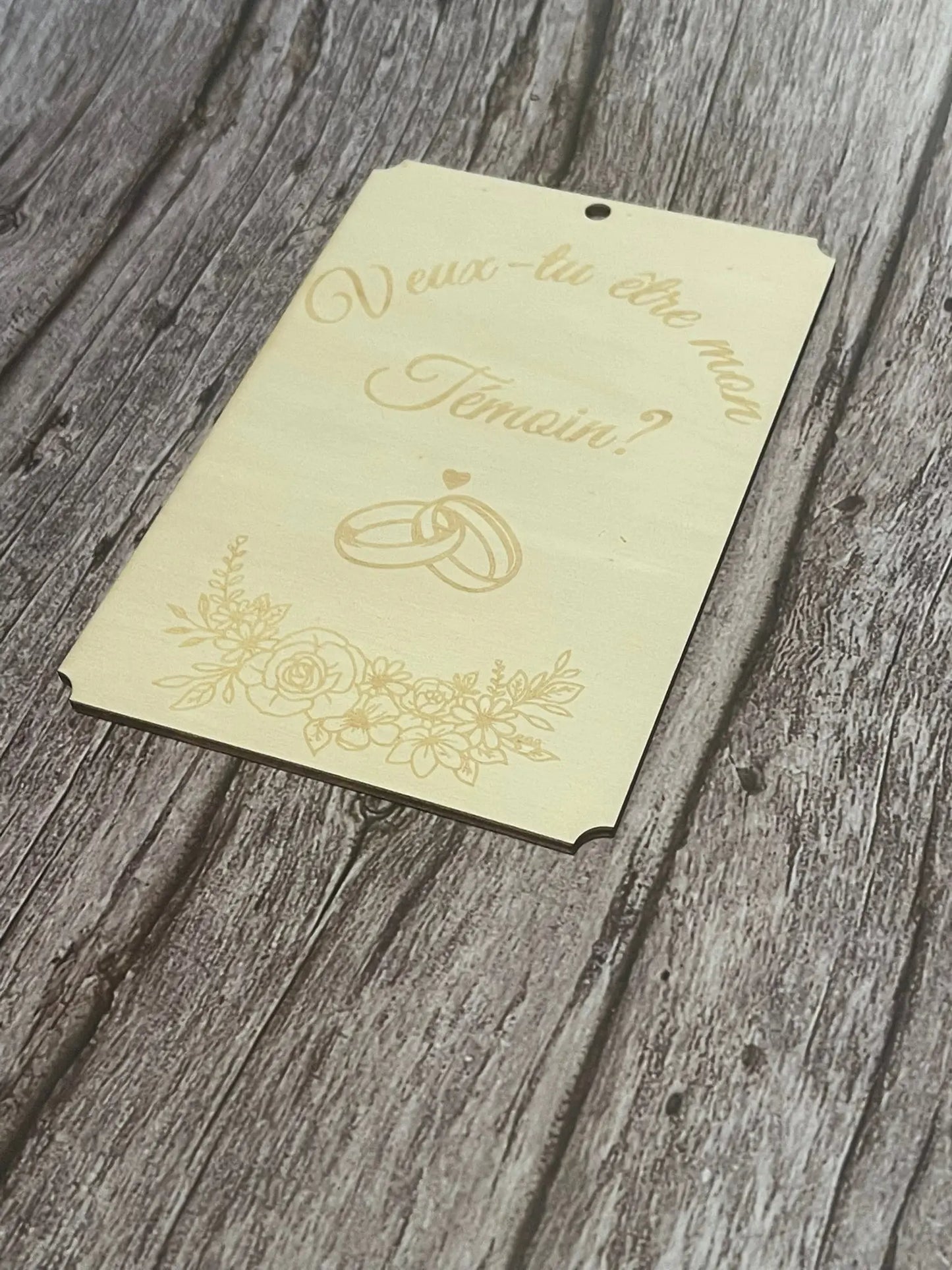 Plaque Veux-tu être mon Témoin ? - ROUSSILLON CRÉATIONS