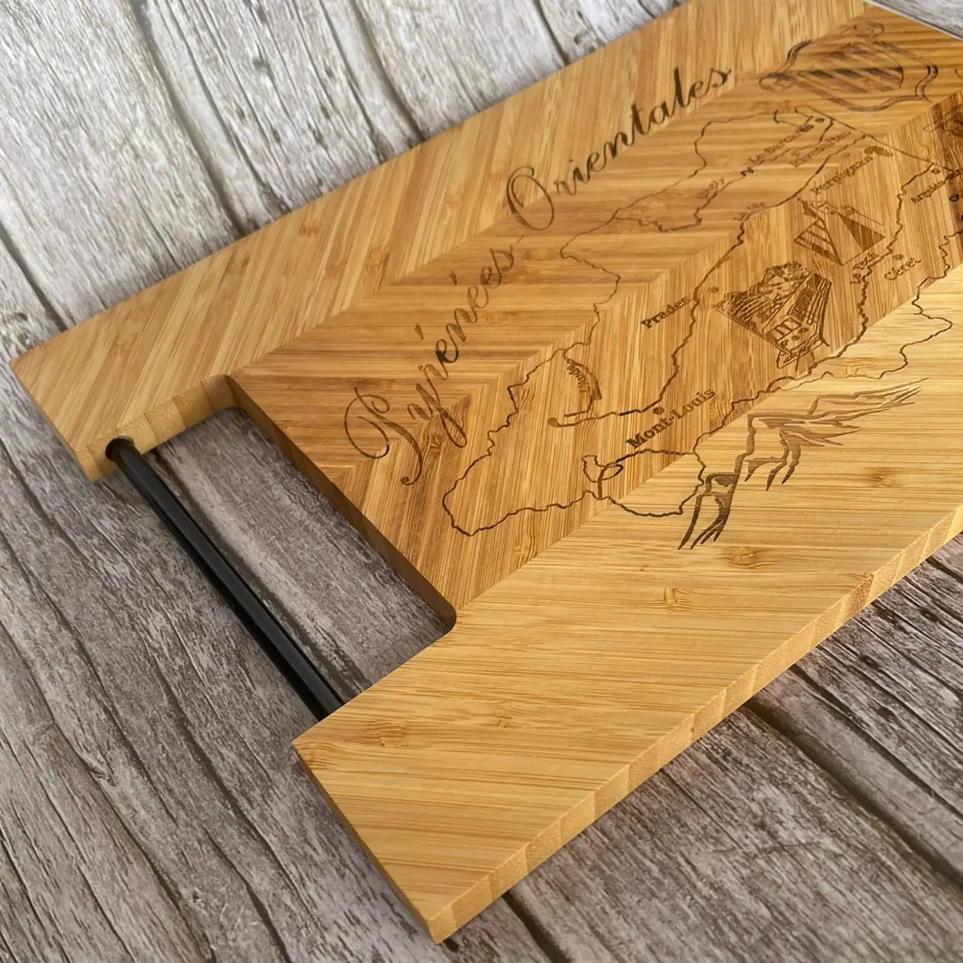 Planche à Découper en bambou Pyrénées-Orientales ROUSSILLON CRÉATIONS