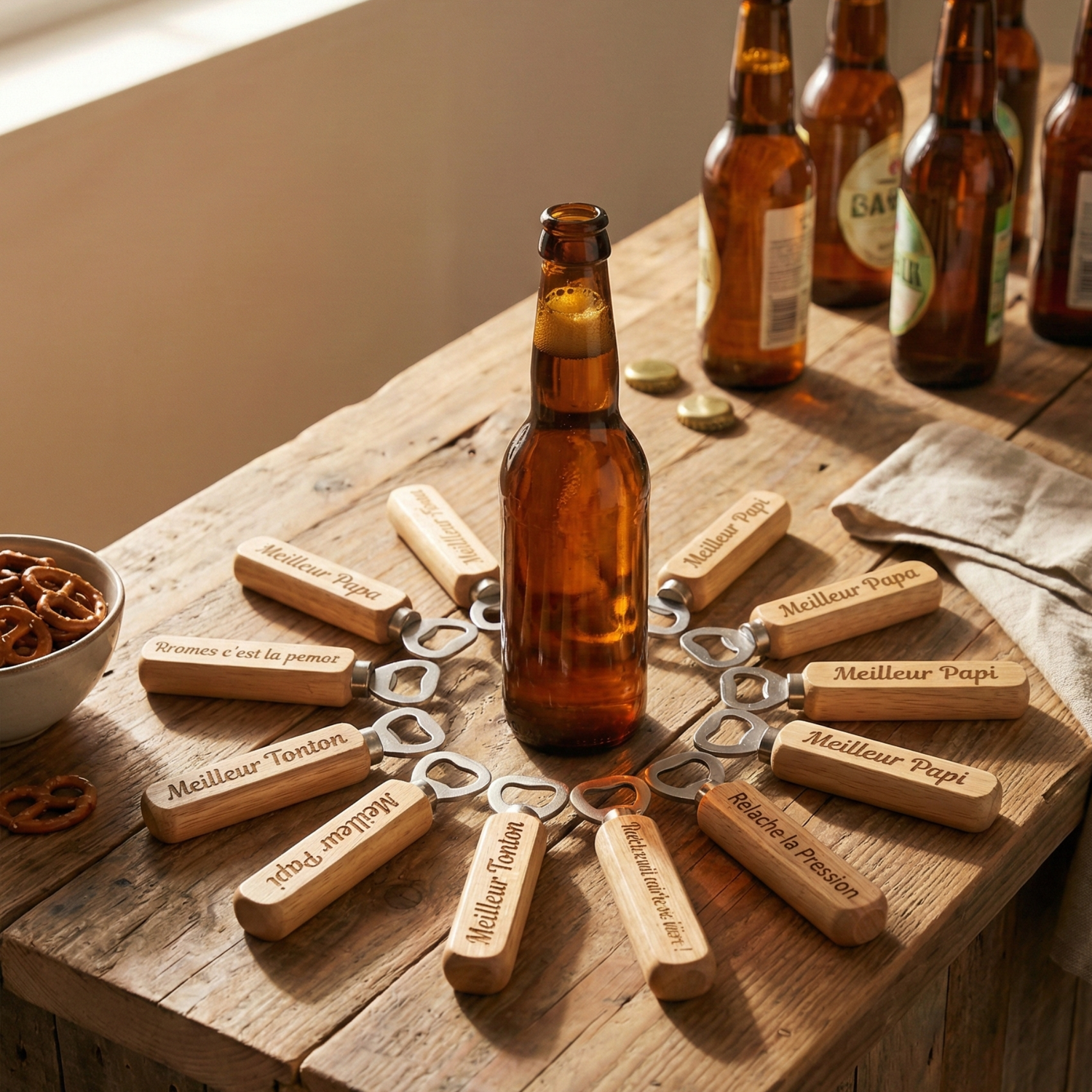 Décapsuleurs gravés par Roussillon Créations ROUSSILLON CRÉATIONS