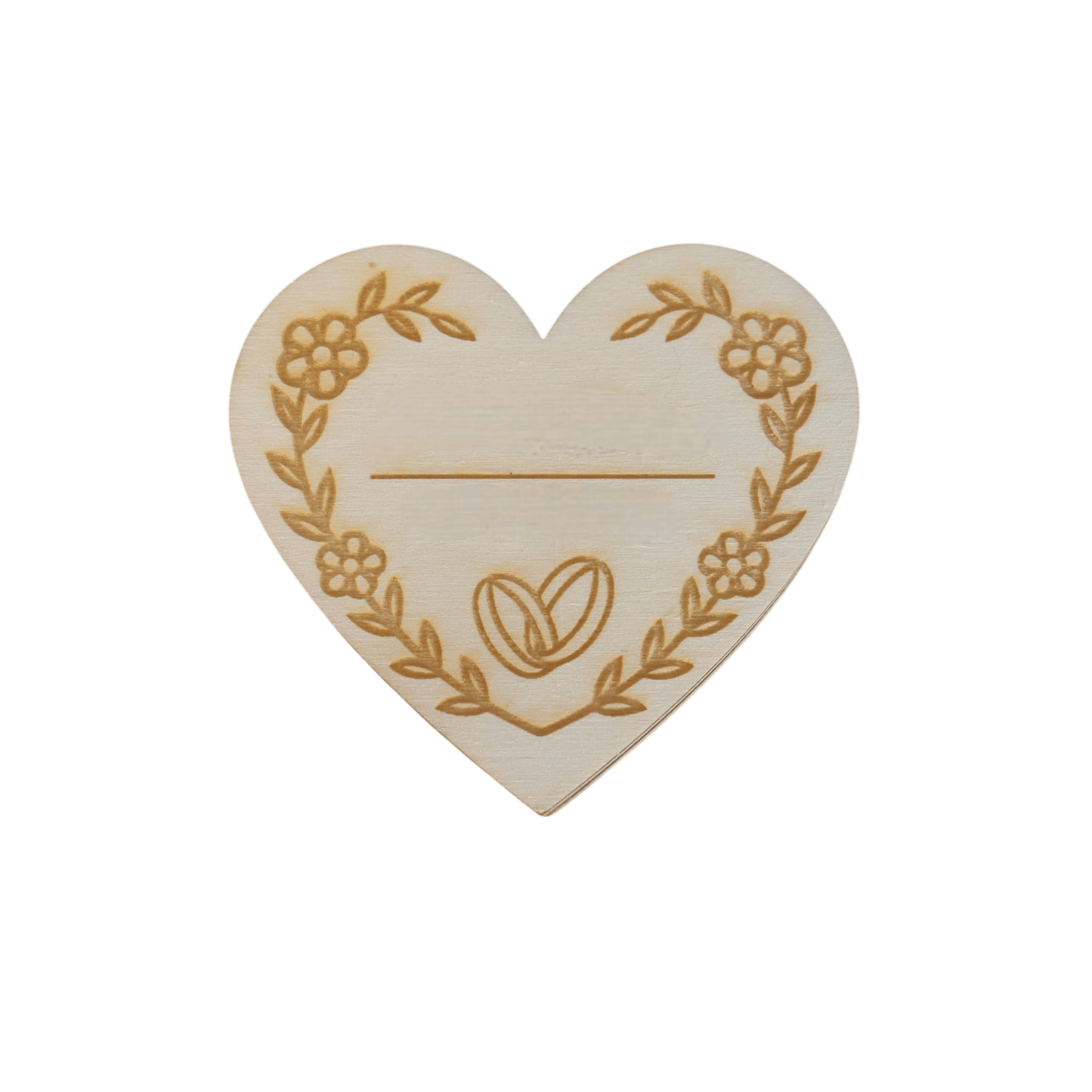 Boite à Alliances Cœur en Bois – Personnalisée Prénoms & Date Mariage Personnalisable Roussillon-Creations-Tautavel-66