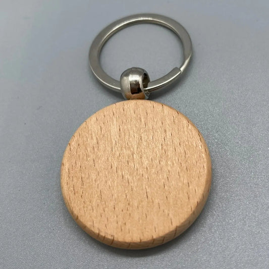 Porte-clé Zodiaque "Vierge" en Bois Gravé au Laser ROUSSILLON CRÉATIONS