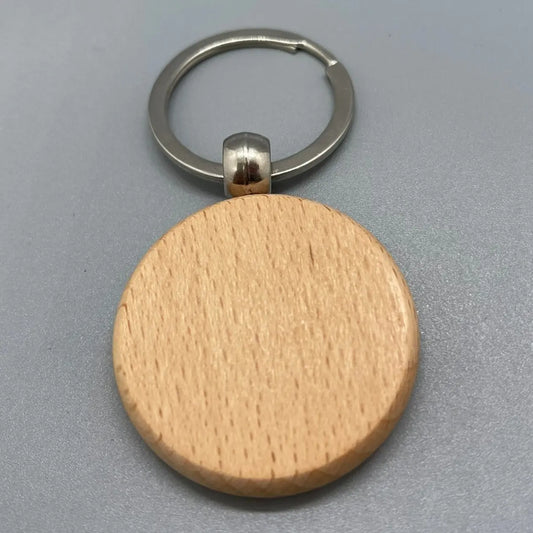 Porte-clé Zodiaque "Poisson" en Bois Gravé au Laser ROUSSILLON CRÉATIONS