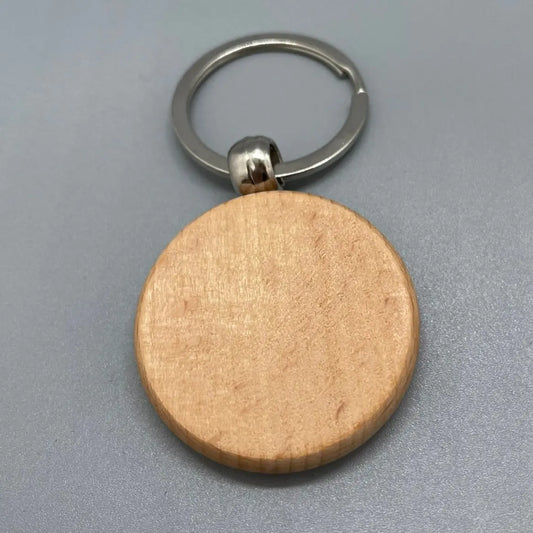 Porte-clé Zodiaque "Lion" en Bois Gravé au Laser ROUSSILLON CRÉATIONS