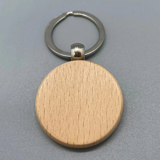Porte-clé Zodiaque "Gémeaux" en Bois Gravé au Laser ROUSSILLON CRÉATIONS