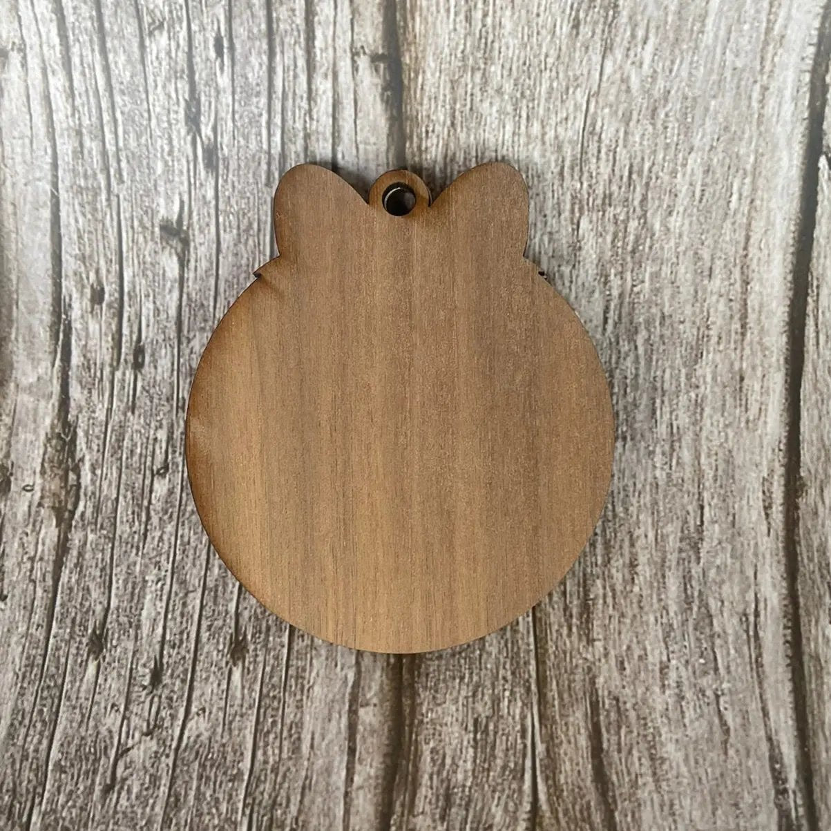 🎄 Boule de Noël en bois – Décoration artisanale en noyer et peuplier ROUSSILLON CRÉATIONS