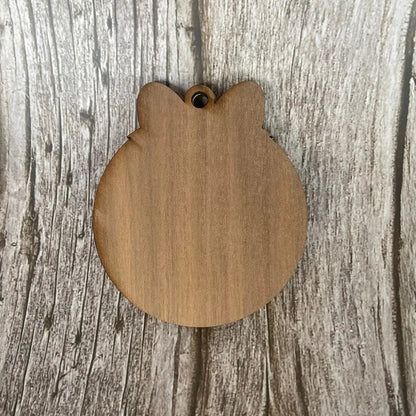 🎄 Boule de Noël en bois – Décoration artisanale en noyer et peuplier ROUSSILLON CRÉATIONS