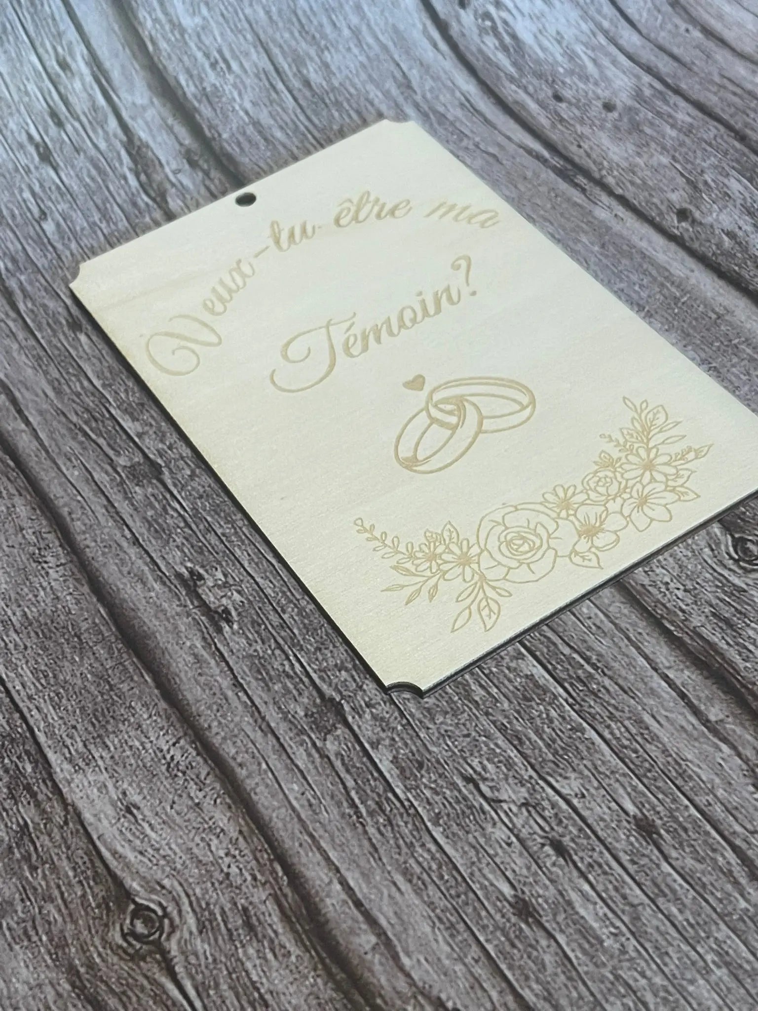 Plaque Veux-tu être ma Témoin ? - ROUSSILLON CRÉATIONS